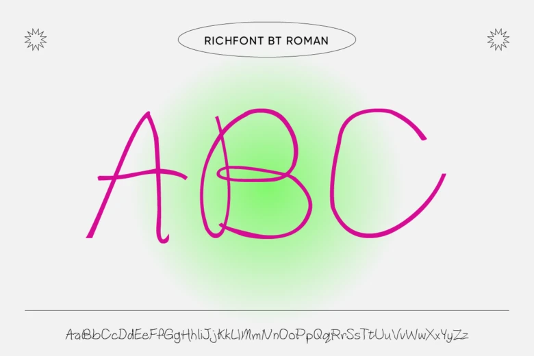 styled fonts rochfont