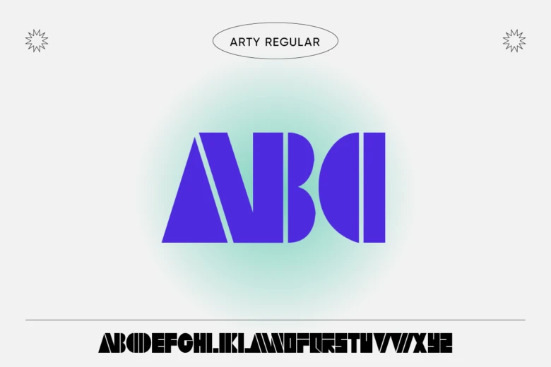 styled fonts arty regular