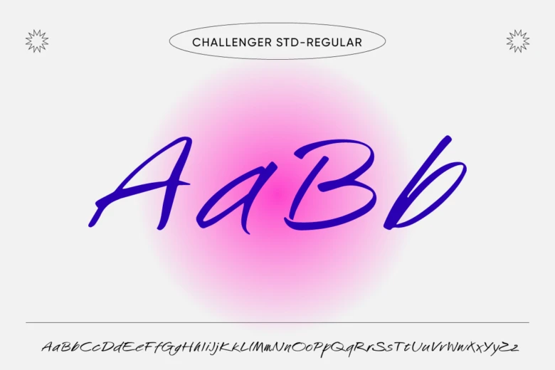 styled fonts challenger