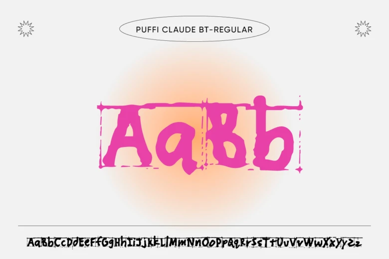 styled fonts puffi