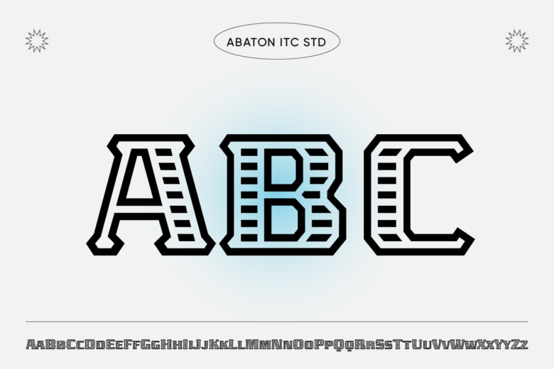 styled fonts abaton