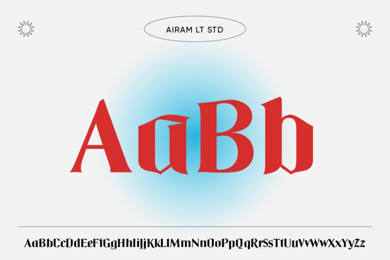 styled fonts airam