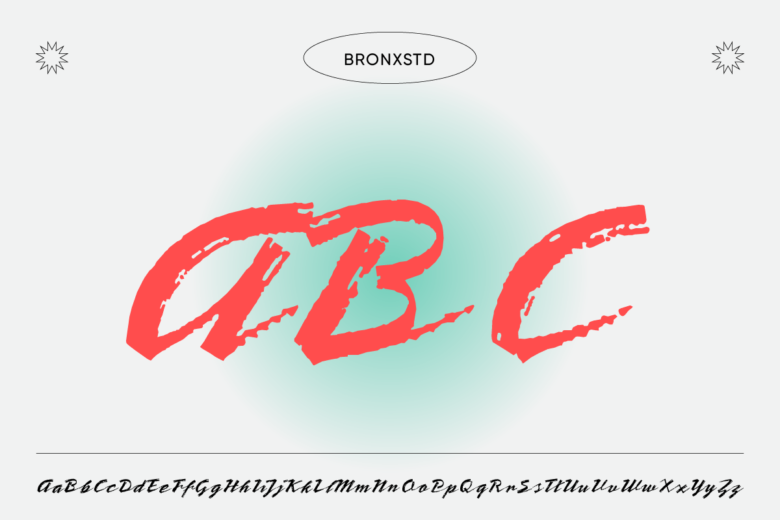 styled fonts bronx