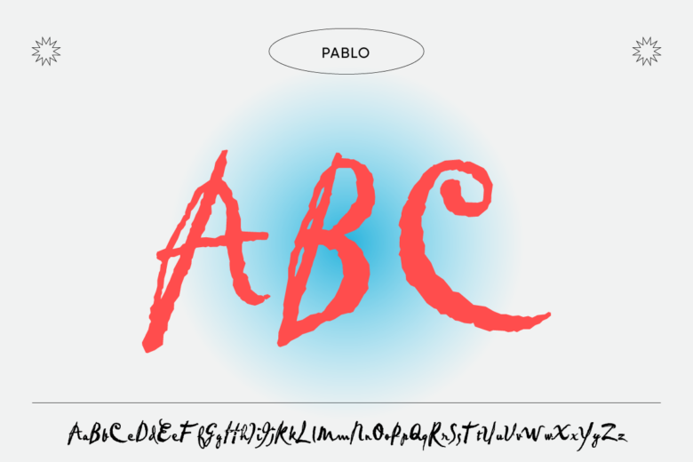 styled fonts pablo