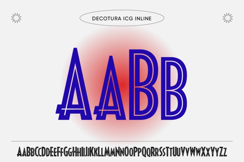 styled fonts decotura