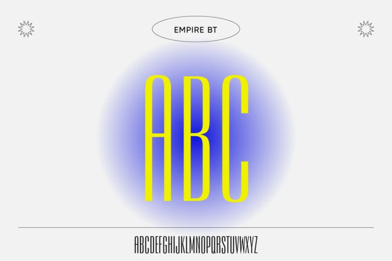 styled fonts empire