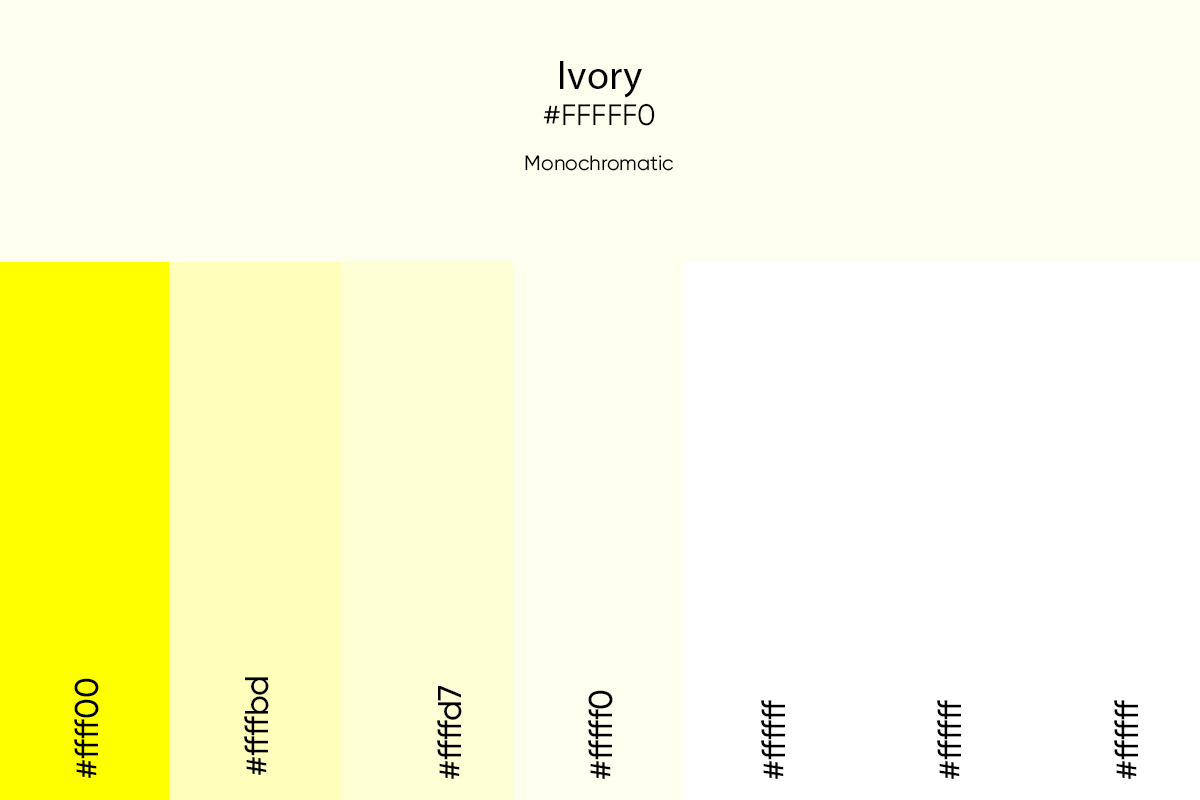 Ivory Color Its Meaning Similar Colors And Palette Ideas Picsart Blog