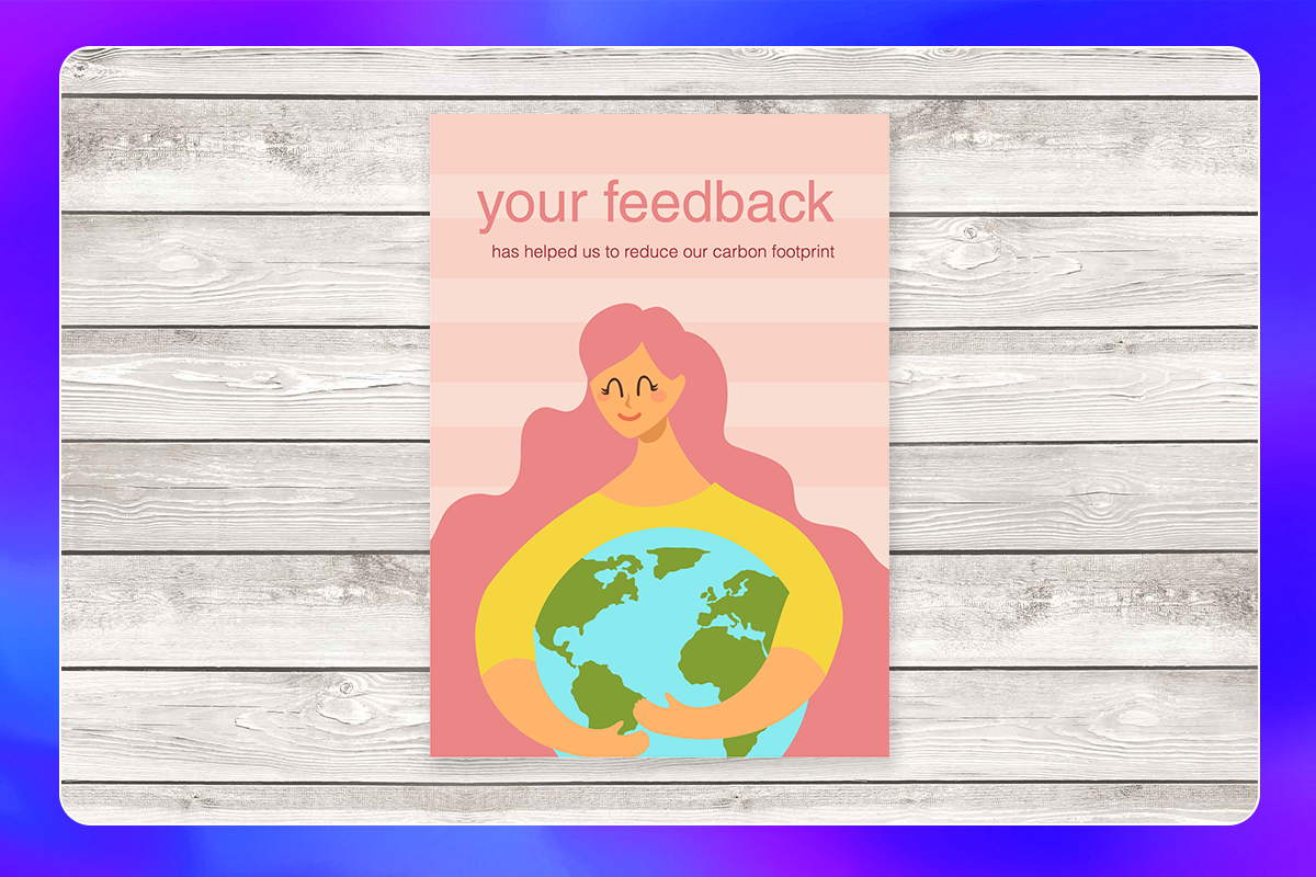 earth friendly customer feedback letter example