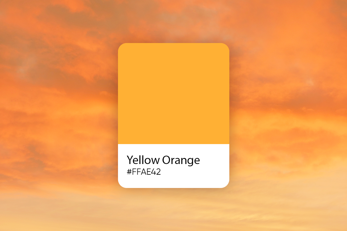 Yellow Orange Color Codes, its Meaning, and Palette Ideas Picsart Blog