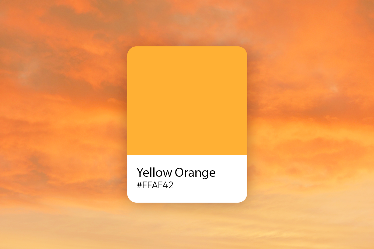 Yellow Orange Color Codes Its Meaning And Palette Ideas Picsart Blog