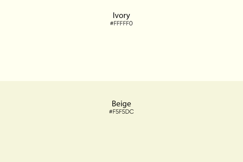 Ivory Color: Its Meaning, Similar Colors and Palette Ideas - Picsart Blog