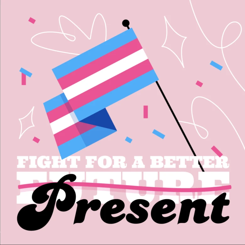 fight for a better future pride poster