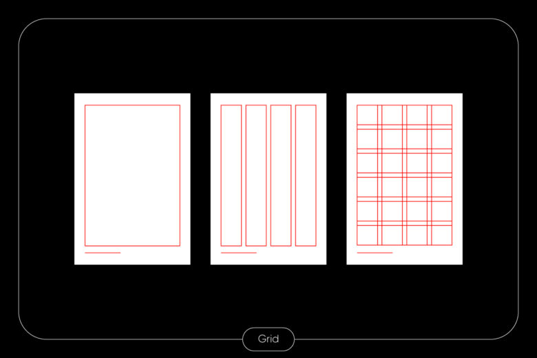 various types of grids used in graphic design