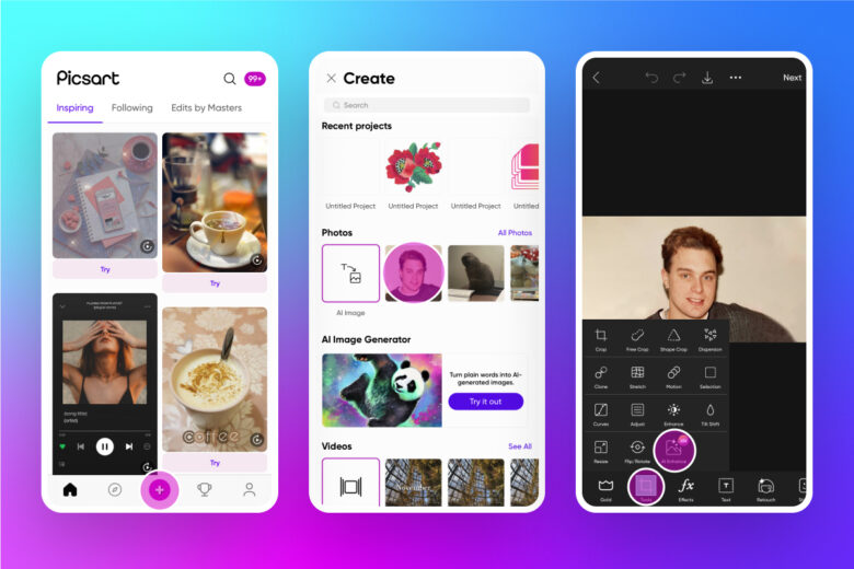 how to use Picsart