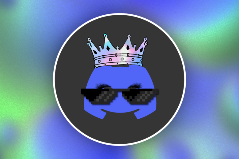 discord profile picture with crown and sunglasses
