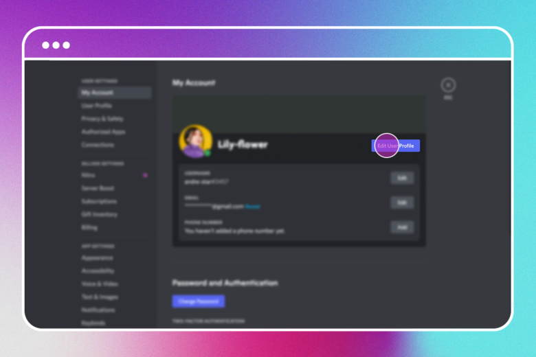 Discord Profile Example