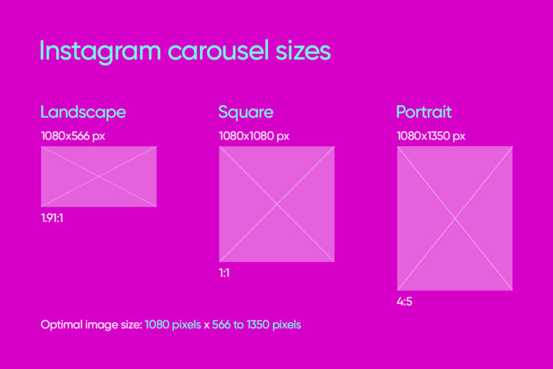 instagram carousel sizes for images