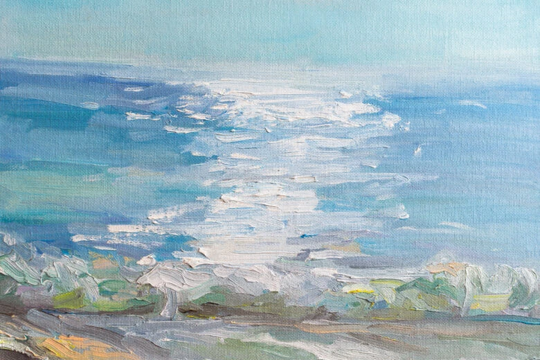 Monet inspired color palette