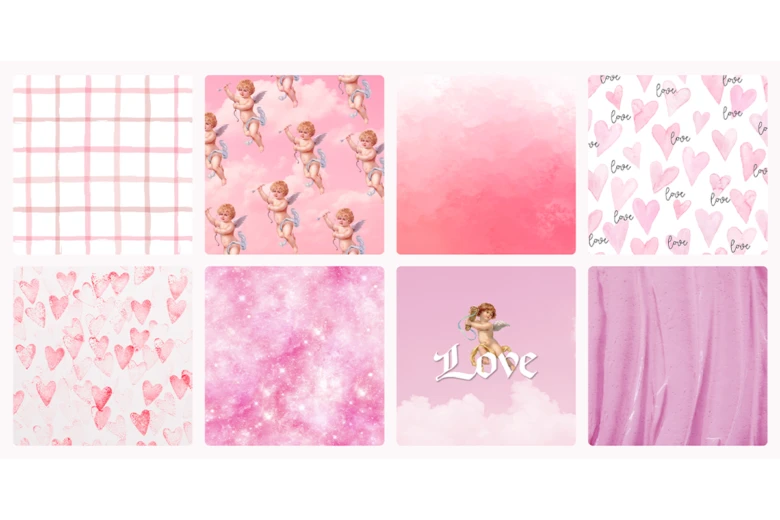 パステルラブ素材