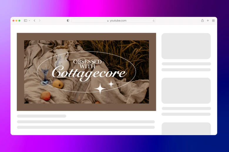 font choice is important on youtube thumbnails