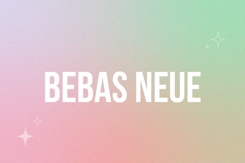 bebas neue font