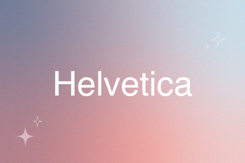Helvetica font