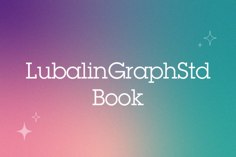 Lubalin Graph Std Book font