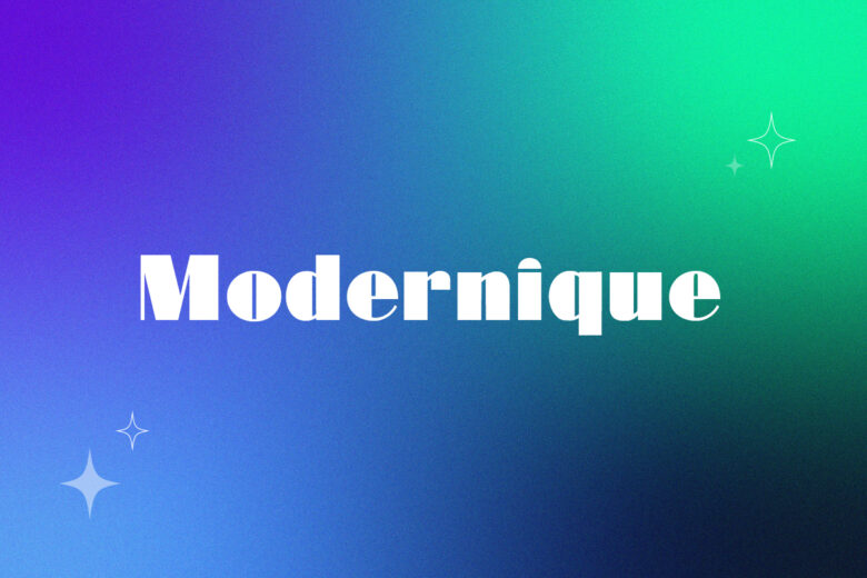 Mondernique font