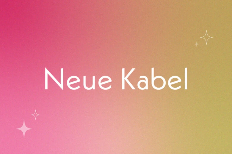 neue kabel font