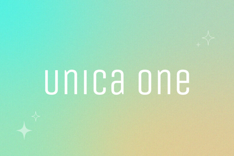 Unica one font