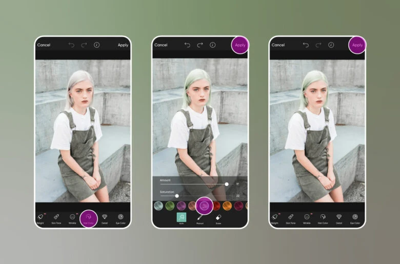 how to change hair color online