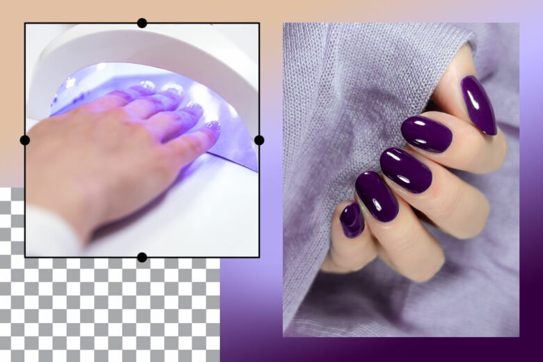 what does a gel manicure look like