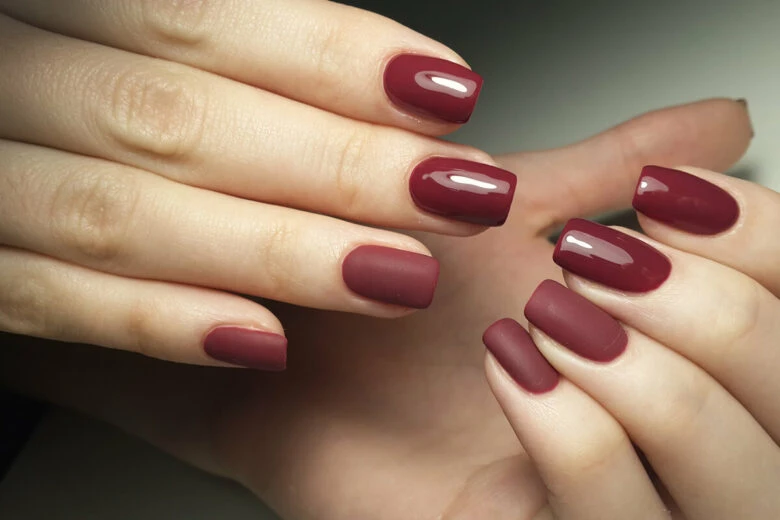 what does matte nail polish look like