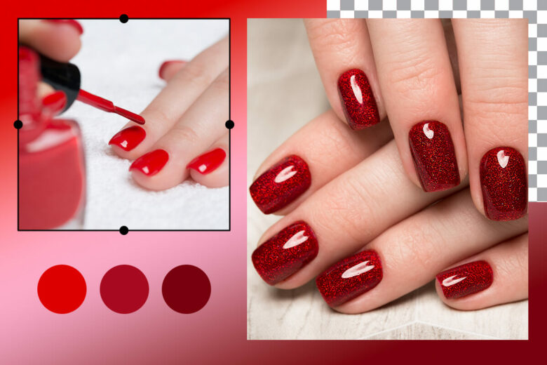 red nails art 2022