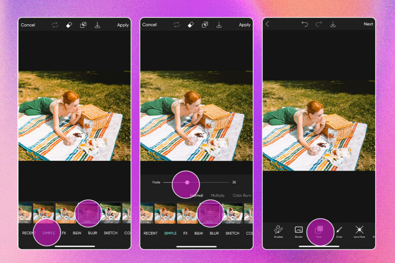 how to apply a summer photo filter in picsart