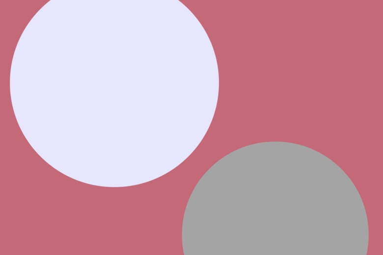 lavender, grey, and rose color palette