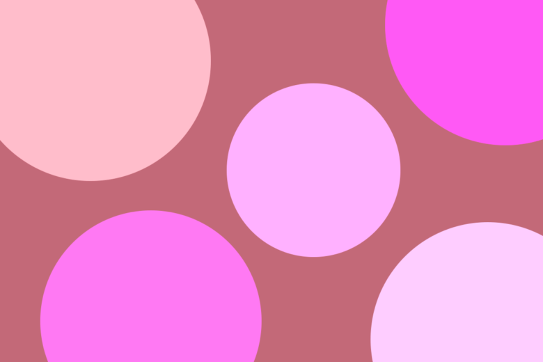 monochrome pink color palette