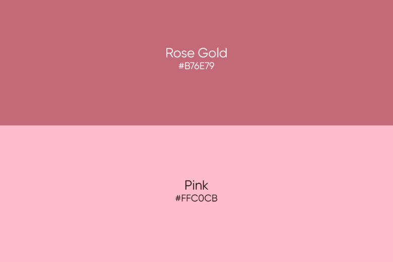 copper shade names rose