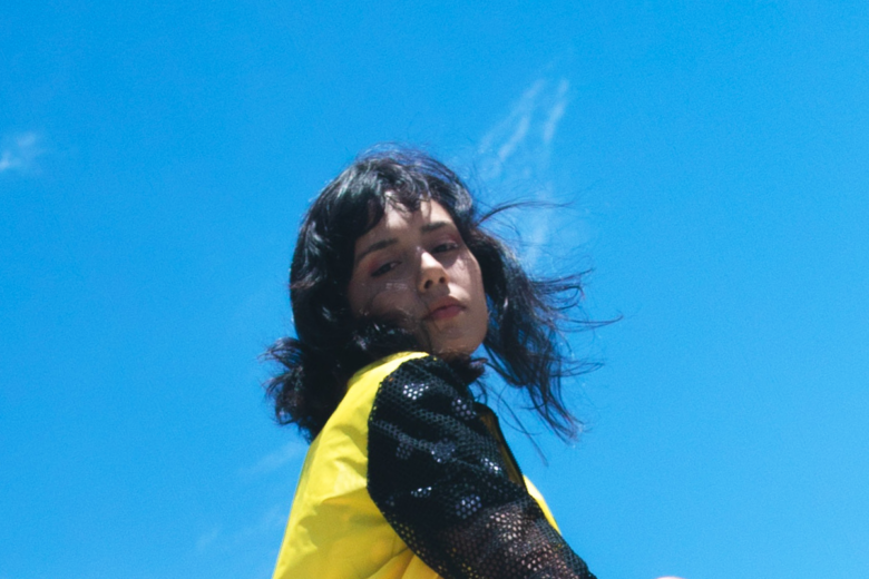 summer selfie with a blue sky backdrop