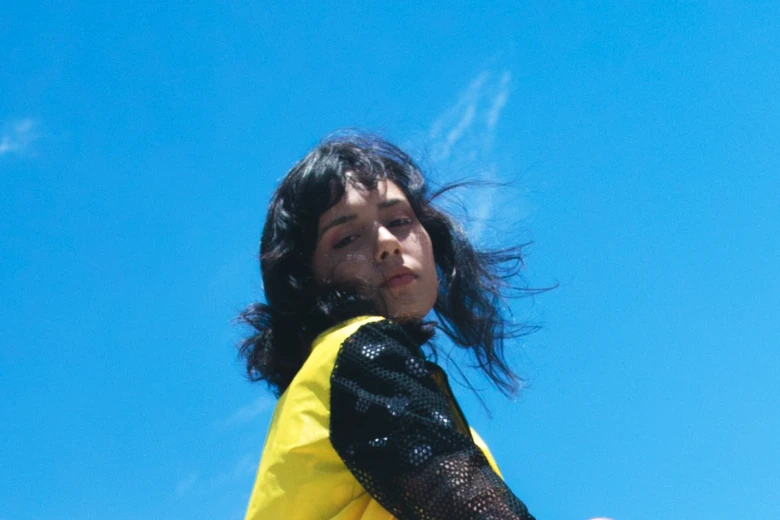 summer selfie with a blue sky backdrop
