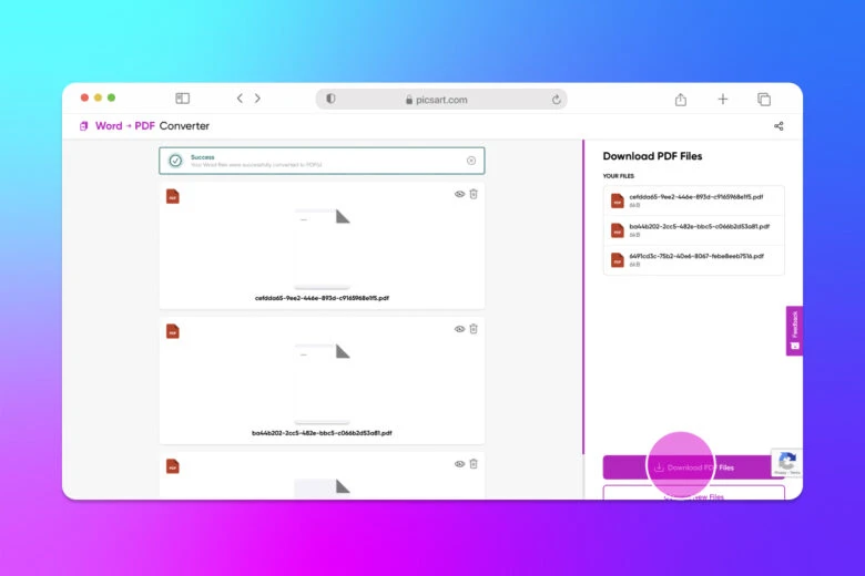 how to convert Word file to PDF 4