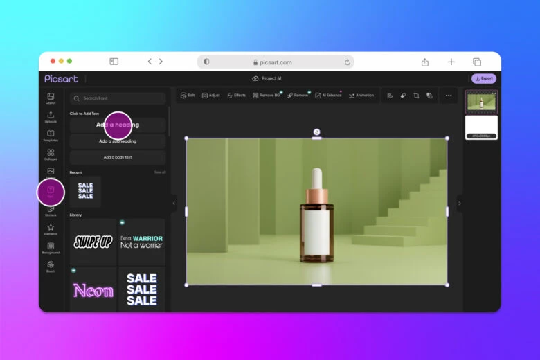 how to add text to an image