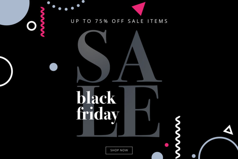 black friday email banner example