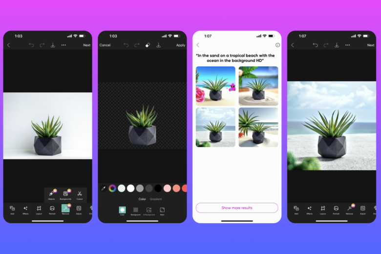 Introducing AI Replace and AI Background: tools to customize scenes and  objects in images - Picsart Blog