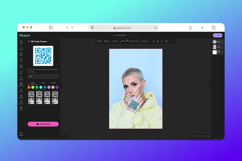 How to Design a Unique QR Code Tattoo Picsart