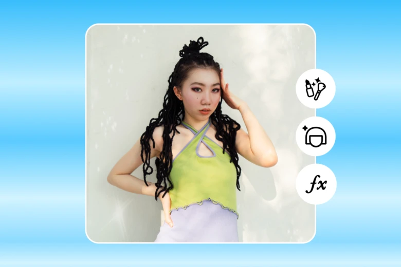 create a selfie like a barbie