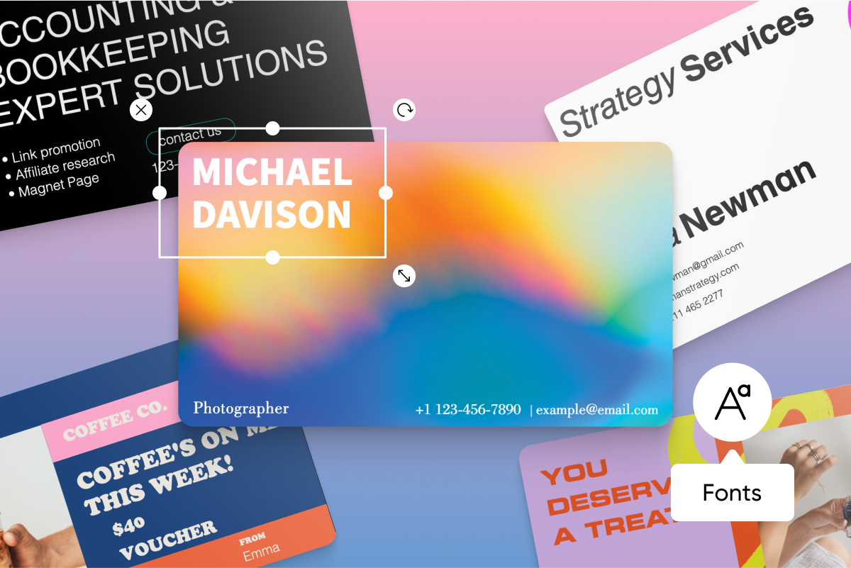 Top 10 Fonts For Business Cards And Logos Picsart