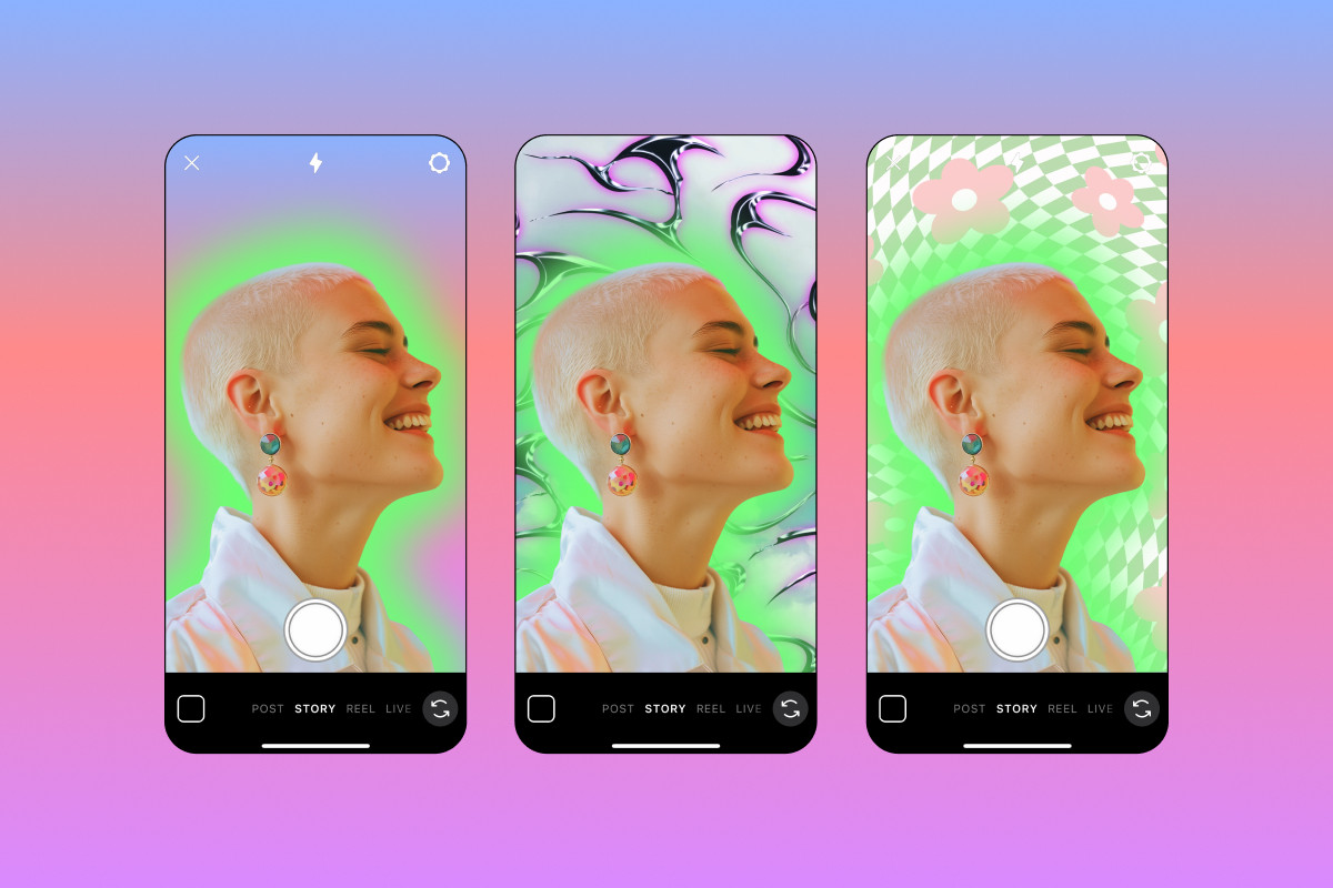 change instagram bg color