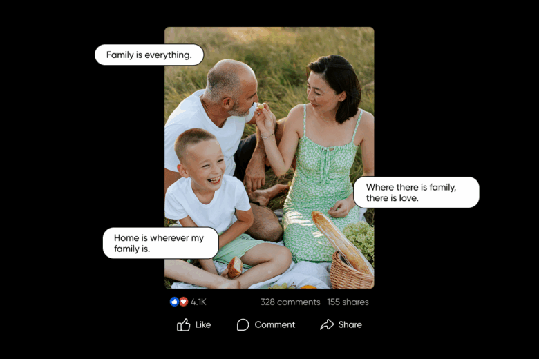 family facebook captions