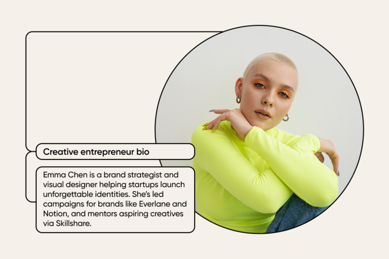 creative entrepreneur professional bio